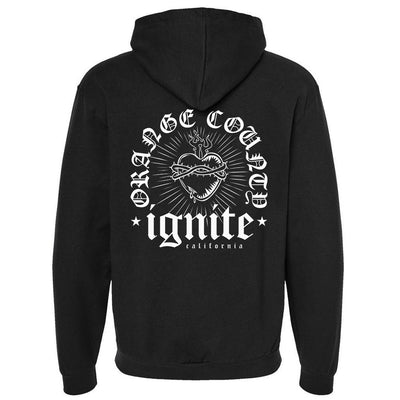 Ignite "Sacred Heart" - Zipper Hooded Sweatshirt