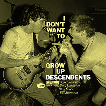 Descendents "I Don't Want To Grow Up: Punk Note Edition"