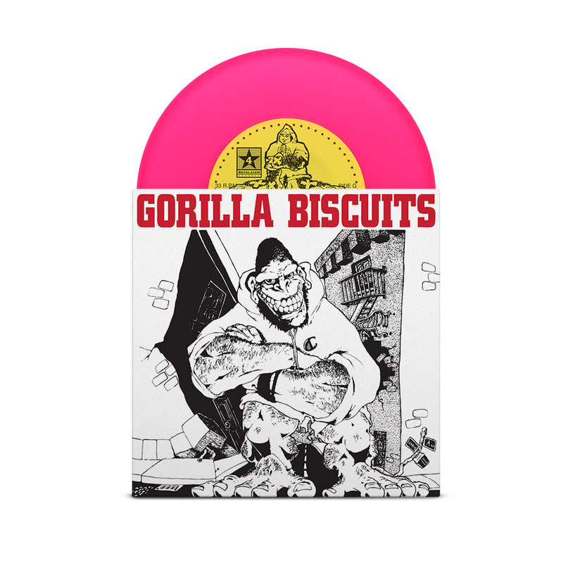REV004-1 Gorilla Biscuits "s/t" 7"ep/CD Album Artwork