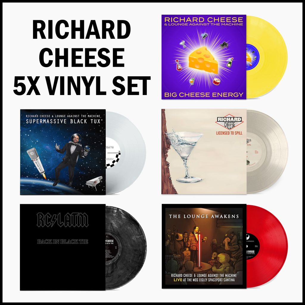 Richard Cheese "5x Vinyl Set" - Bundle