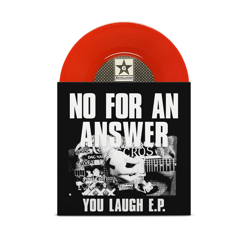 REV006-1 No For An Answer "You Laugh" 7" - Grey Album Artwork