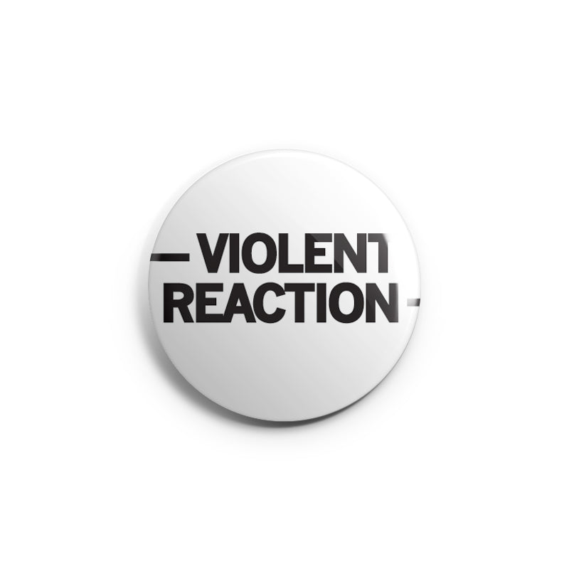 REVBTN158 Violent Reaction "Logo" - Button 