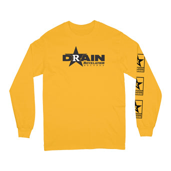 REVLS982AS Drain "Rev Logo (Yellow)" - Long Sleeve Front