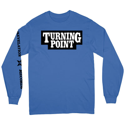 Turning Point "Block Letters (Blue)" - Long Sleeve T-Shirt