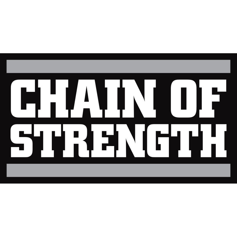 Chain Of Strength "Logo (Medium Black)" - Sticker