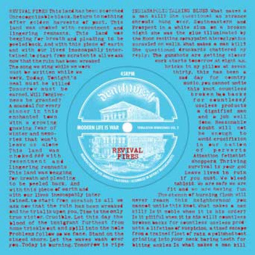 DWI209-1 Modern Life Is War "Tribulation Worksongs Vol. 2" 7" Album Artwork