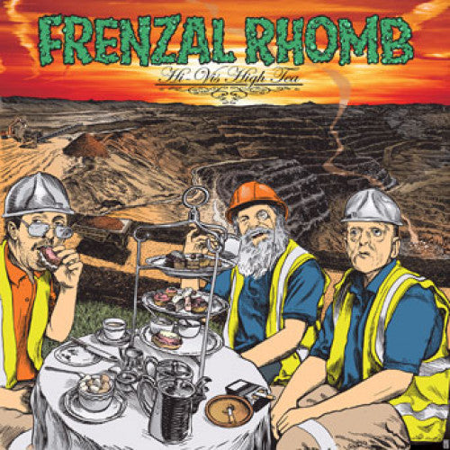 FAT978-1 Frenzal Rhomb "Hi-Vis High Tea" LP Album Artwork