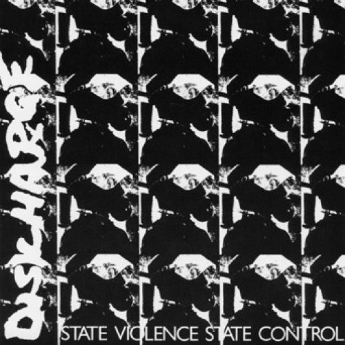 HAV7055-1 Discharge "State Violence State Control" 7" Album Artwork