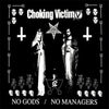 HELLC408-1/2 Choking Victim "No Gods/No Managers" LP/CD Album Artwork
