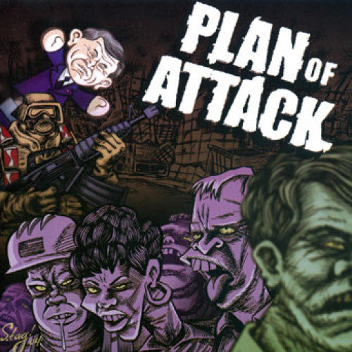 OCR009-2 Plan Of Attack "The Working Dead" CD Album Artwork