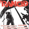 PIR069EF-1 Rancid "You Want It, You Got It (acoustic version) + Outgunned (acoustic version)/The Bravest Kids (acoustic version) + Last One To Die (acoustic version)" 7" Album Artwork