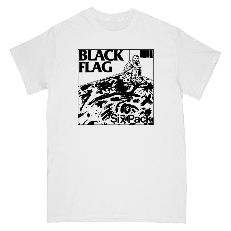 SSTSS005S Black Flag "Six Pack" -  T-Shirt Front