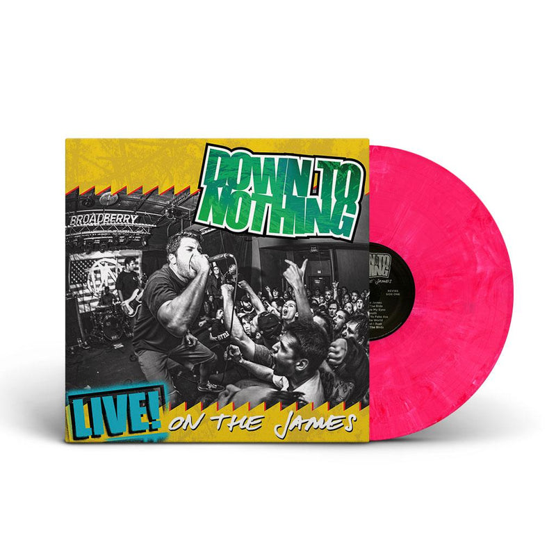 REV165/A-1 Down To Nothing "Live! On The James" LP Album Artwork